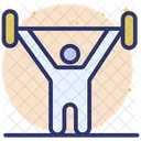 Gym Time Fitness Exercise Dumbbell Icon