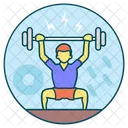 Exercise Strong Muscle Bodybuilding Icon