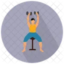 Weightlifting Fitness Gym Icon