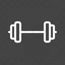 Weightlifting Dumbbell Fitness Icon