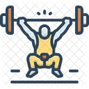 Weightlifting Fitness Muscular Symbol