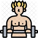 Weightlifting Barbell Jerk Weightlifting Barbell Icon