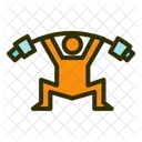 Weightlifting Fitness Strength Icon