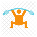 Weightlifting Fitness Strength Icon