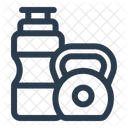 Weightlifting Strength Training Gym Icon