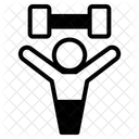 Weightlifting Fitness Gym Icon