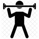 Weight Lifter Weight Lifting Bodybuilding Icon