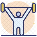 Gym Time Fitness Exercise Dumbbell Icon