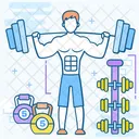 Dumbbell Fitness Halteres Icon