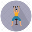 Weightlifting Fitness Gym Icon