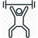 Weightlifting Bodybuilder Gym Icon