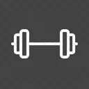 Weightlifting Dumbbell Fitness Icon