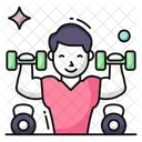 Weightlifting Powerlifting Strong Muscle 아이콘