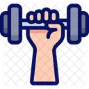 Weightlifting Fitness Gym Icon