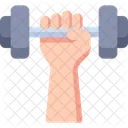Weightlifting Fitness Gym Icon