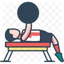 Weightlifting Fitness Gym Icon