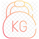 重量挙げ Kg アイコン