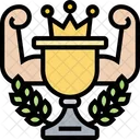 Weightlifting Trophy  Icon