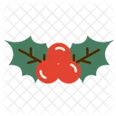 Rote Weihnachtsbeeren Beeren Weihnachten Icon