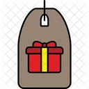 Weihnachts Tag Preisschild Etikett Icon