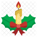 Weihnachtskerze  Symbol