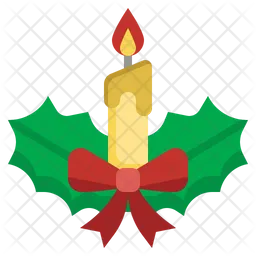 Weihnachtskerze  Symbol