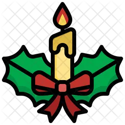 Weihnachtskerze  Symbol