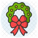 Weihnachtskranz Symbol