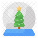 Kristallkugel Weihnachtskugel Dekokugel Icon