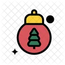 Weihnachtskugel baum  Symbol