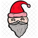 Cartoon Claus Weihnachtsmann Icon