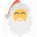 Weihnachtsmann Claus Maske Symbol