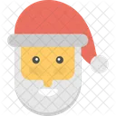 Weihnachtsmann Claus Bart Symbol