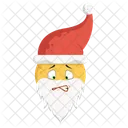 Weihnachtsmann Weihnachten Emoji Icon