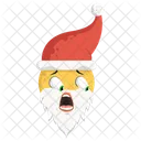 Weihnachtsmann Weihnachten Emoji Icon