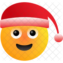 Weihnachtsmann Emoji Symbol