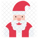 Weihnachtsmann Weihnachtsmann Weihnachtsmanngesicht Icon