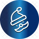 Weihnachtsmanngesicht Weihnachten Gesicht Symbol