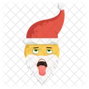 Weihnachtsmann Weihnachten Emoji Icon