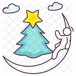 Weihnachtsmond  Symbol