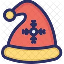 Weihnachten Claus Hut Symbol