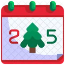 Weihnachtstag Weihnachtsmonat Kalender Symbol