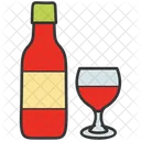 Wein Bierflasche Alkohol Icon