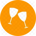 Wein Trinken Party Symbol