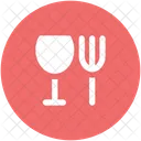 Wein Glas Cocktail Symbol