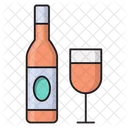 Wein Alkohol Flasche Icon