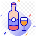 Wein Flasche Glas Icon