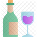 Wein Alkohol Flasche Icon