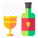 Wein Alkohol Essen Symbol