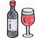 Wein Getranke Abendessen Icon